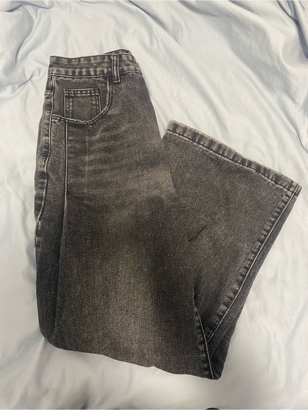 Dazy Vintage-Inspired Black Wash Jeans